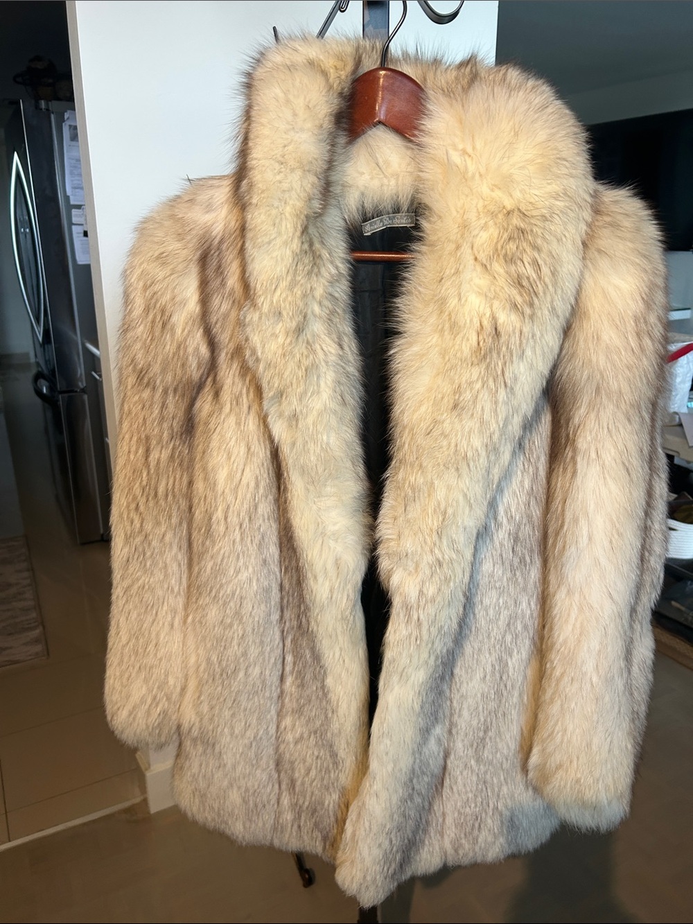 Daniella De Santis designed Luxurious Silver Fox Fur Coat/Jacket. Beautiful